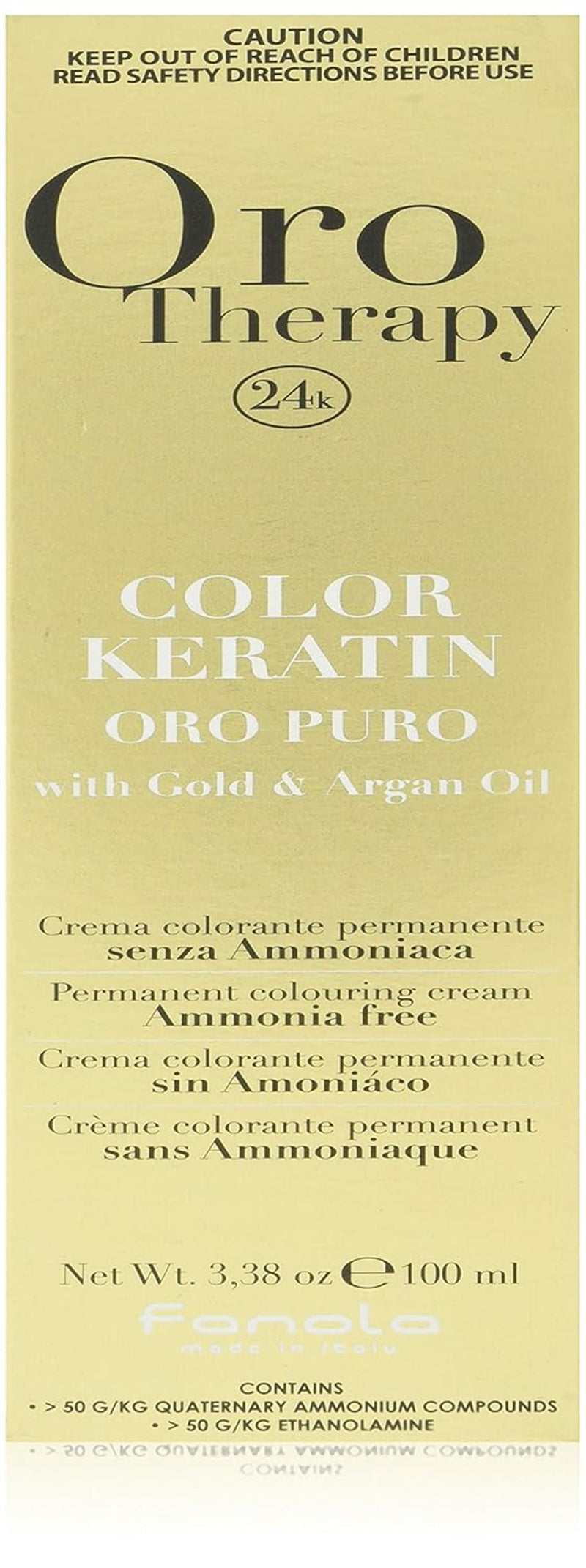 Fanola Oro Therapy Couleur Kératine 5.0 100 ml