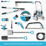Tuyau d'arrosage Cellfast MULTIFLEX PRO, durable, 6 brins, tresse tricotée ATS2, résistant aux UV et aux algues, sans métaux lourds, technologie velours, 35 bar, -20/+65°C, 3/4", 30m