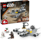 LEGO Star Wars 75410 Mandos et Grogus N-1 Starfighter avec figurines Mandalorian, Grogu et R5-D4, y compris une colonne à construire, un kit de démarrage pour garçons et filles à partir de 4 ans. Jeux de construction Beuche den LEGO-Store Titre par défaut