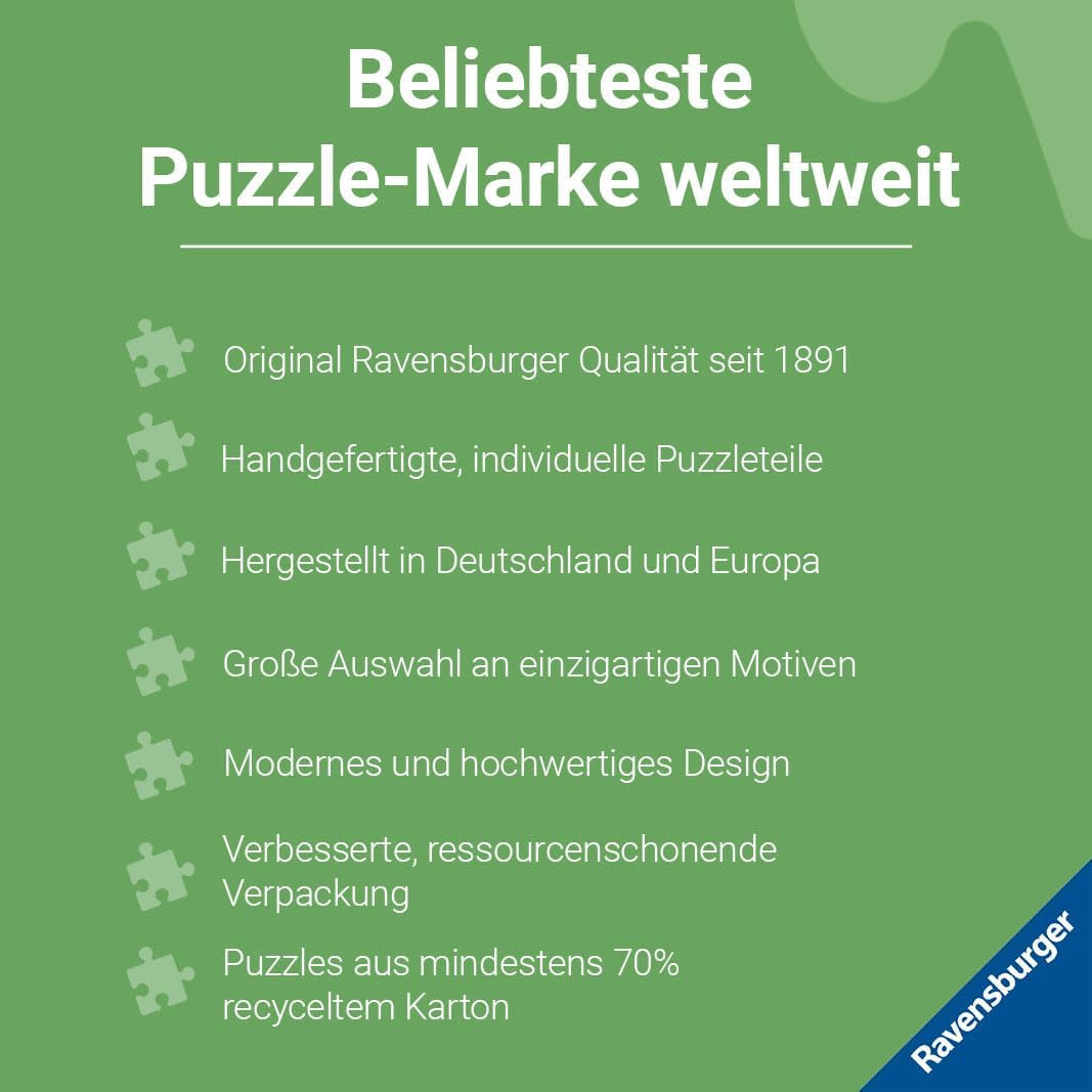 Ravensburger Puzzle 12001424 - Bonjour Berlin - Collection de 1000 pièces Puzzle Allemagne Pour adultes à partir de 14 ans Puzzle Naty Shop