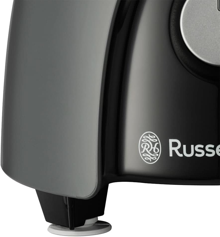 Robot culinaire Russell Hobbs [mélangeur/hachoir à légumes/mélangeur de table/hachoir/mélangeur] robot culinaire (pétrissage, mélange et tranchage), charbon de bois mat Naty Shop