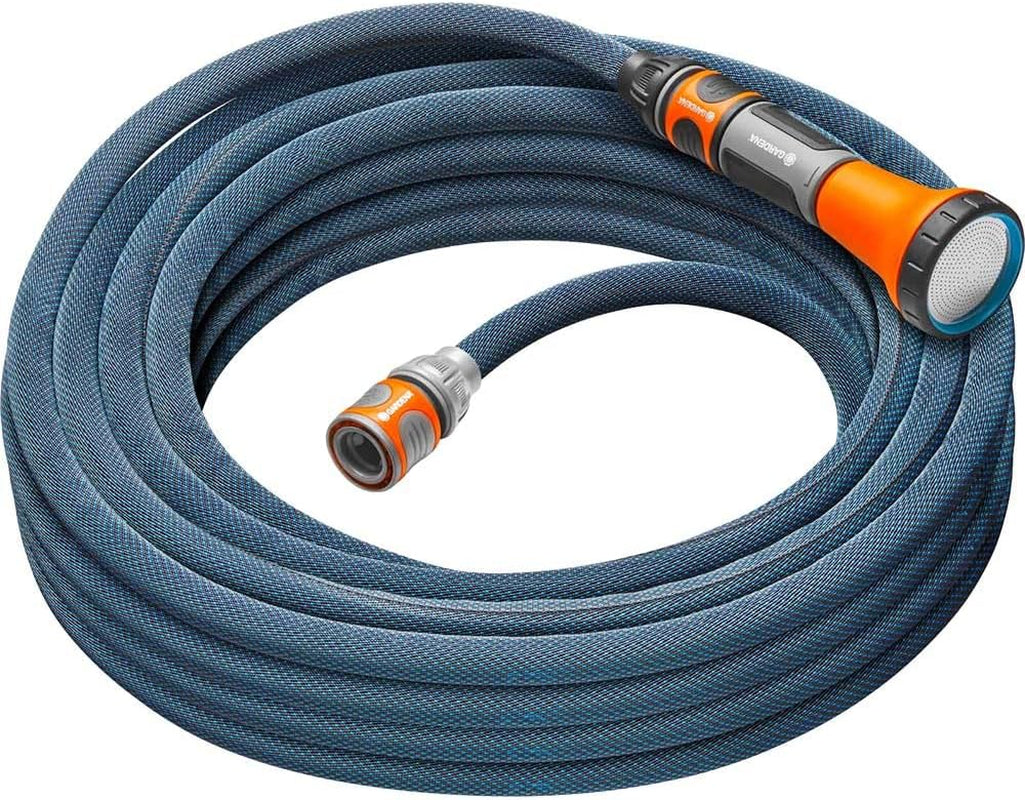 Gardena Liano Xtreme 1/2", 15 m : tuyau d'arrosage textile extrêmement robuste avec tuyau intérieur en PVC léger et résistant aux intempéries (18465-20)
