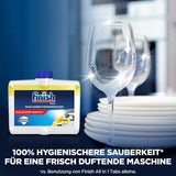 Finish Deep Machine Cleaner Citrus - nettoyant liquide pour machine contre le calcaire et la graisse pour un lave-vaisselle propre - Pack économique Naty Shop