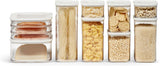 Mepal Lot de 9 bocaux de conservation avec couvercles – Contenants alimentaires rectangulaires – Organiseur de cuisine en plastique – Conteneurs de conservation hermétiques – 7 bocaux de conservation et 2 bocaux de conservation alimentaire – Blanc Naty Shop Boîtes de conservation alimentaire Titre par défaut
