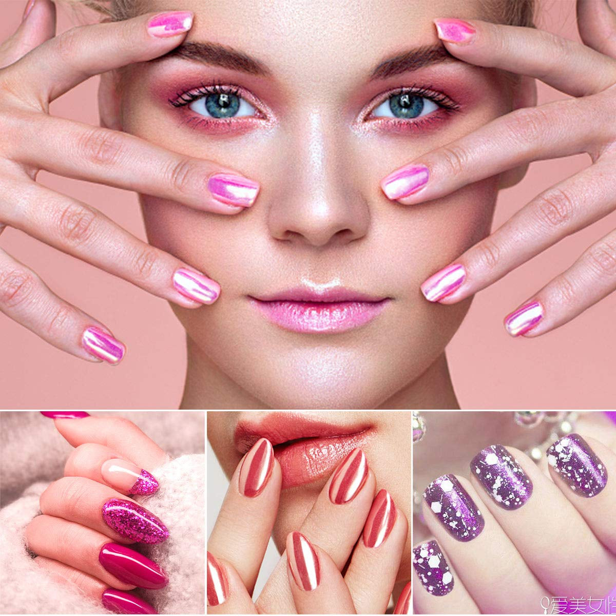 Faux ongles 500 pièces couleur naturelle faux ongles artificiels 10 tailles bricolage acrylique avec boîte brosse à ongles cuticule poussoir lime à ongles