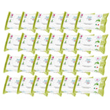 Lingettes humides Aloe Baby pour peaux sensibles, sans alcool, respectueuses de la peau, pH 5,5, légèrement parfumées, 1728 unités (24 paquets)
