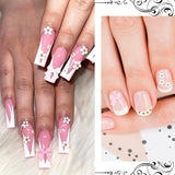 1 Carton Nail Art Charms, Fleurs 3D Charms d'art, Acryl Blumen Nagel Strass Mit Ornamenten, Nagel Edelsteine, Nagel Zubehör Für Mädchen, Décoration d'art, DIY Handwork Nail Design