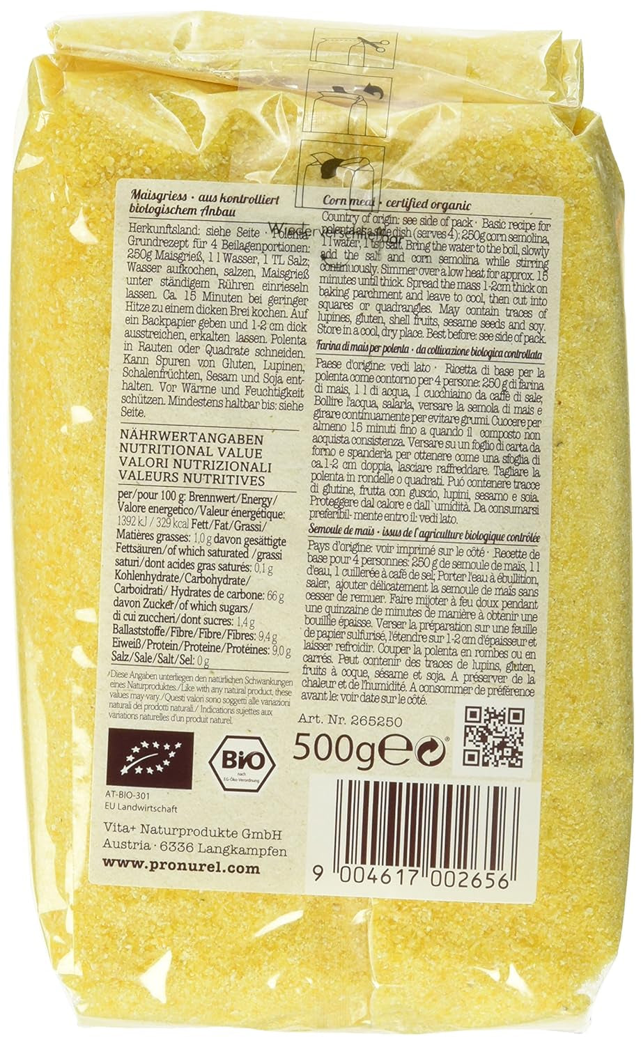 Babeurre bio Verival, lot de 6 (6 sachets x 500g) - Bio
