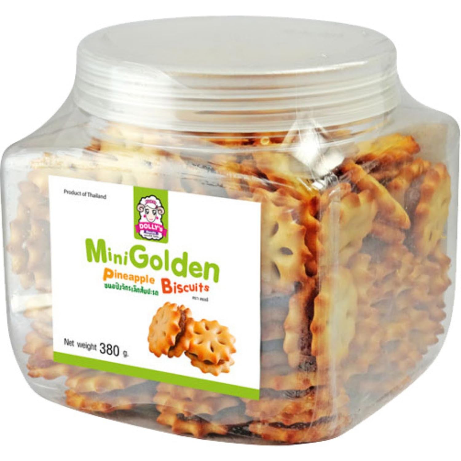 - Mini cookies à l'ananas doré, (1 x 380 g)