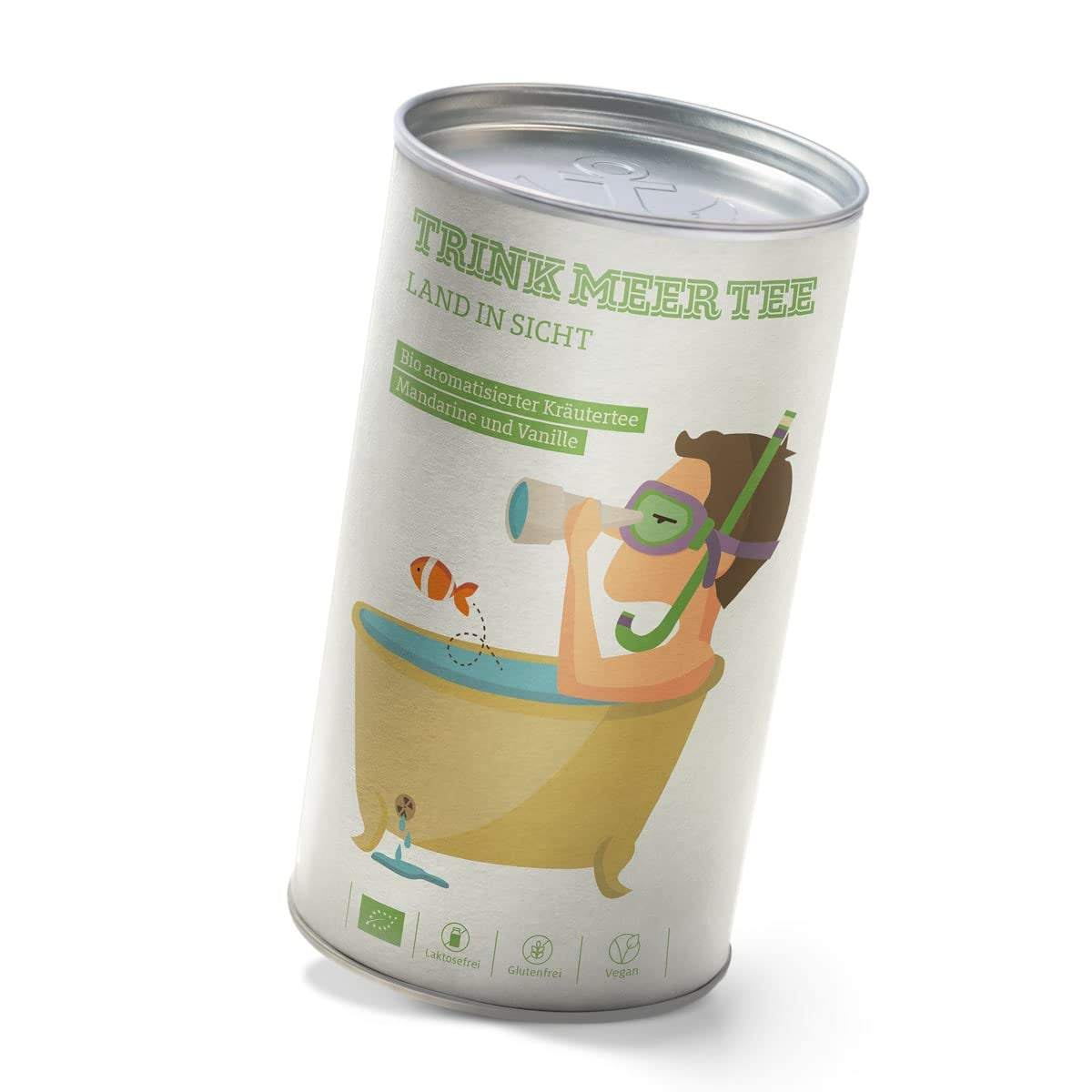 Boire plus de thé FRISCHER FRIESE - Tisane bio | Mélange de menthe | Thé à la menthe biologique | Thé en vrac dans une boîte à thé | Cadeau I 50 G