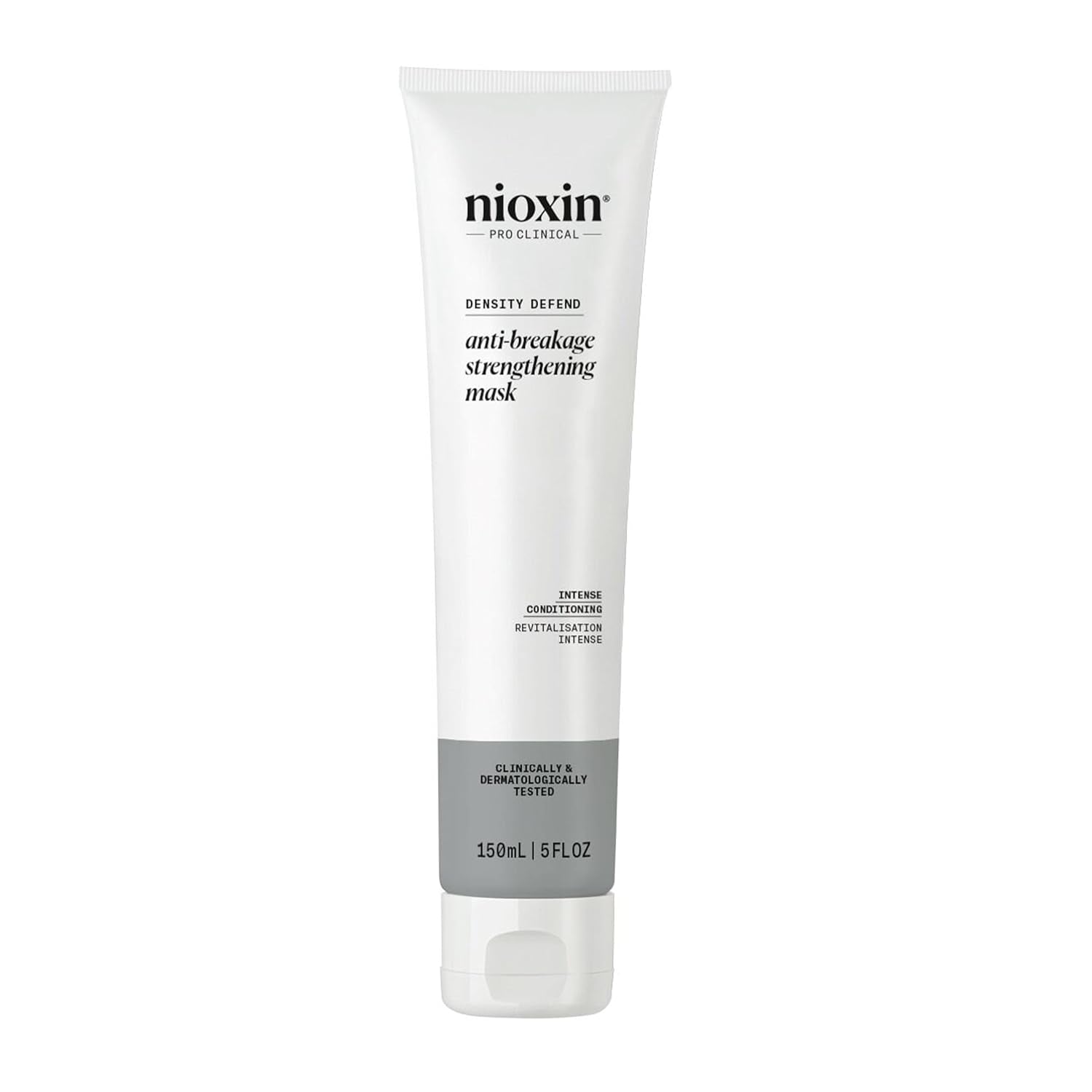Nioxin Density Defend Anti-Breakage Strengthening Hair Mask - Masque capillaire hydratant contre la casse des cheveux, soin capillaire sans rinçage à la vitamine C Naty Shop Hair Mask 150 Ml (1 pack)