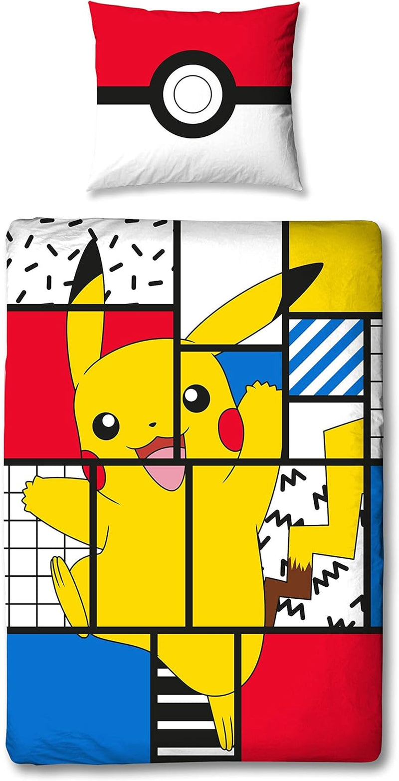 Linge de lit ados et enfants, Pikachu, 100% coton Linge de lit - enfant Naty Shop Default Title