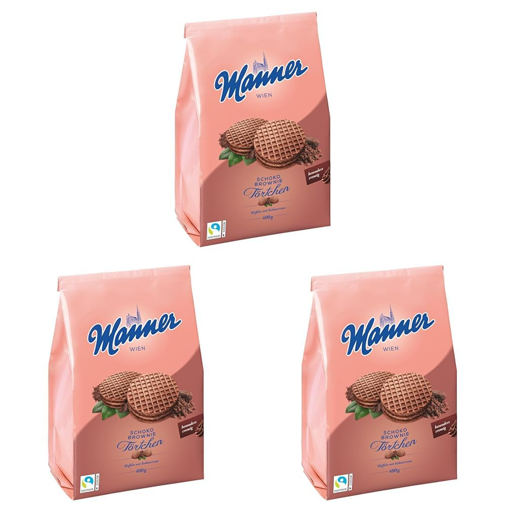 Manière de Tarte | Biscuits croquants à la crème de noisettes | 1 paquet (400 g)
