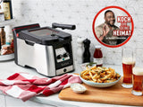 Friteuse Tefal FR600D Clear Duo, friture avec moins de fumée et d'odeurs, capacité 1,2 kg, thermostat, minuterie, grande fenêtre de visualisation sans buée Électroménagers Naty Shop