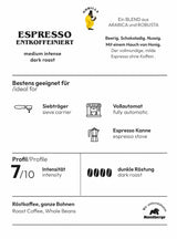 Espresso GORILLA 1000g décaféiné, grains entiers