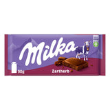 Milka Zartherb - chocolat au lait noir alpin avec une délicate touche de cacao en multipack - 25 x 90g