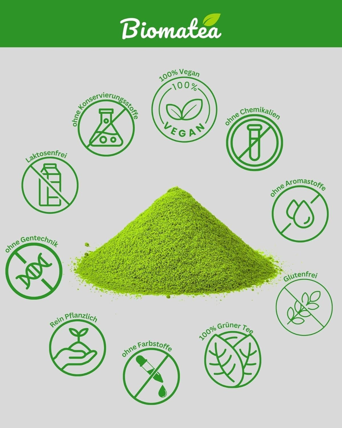 50 g de matcha de qualité cérémonielle du Japon – 100 % naturel, sans pesticides et testé – moulu sur pierre – poudre de thé japonais Moegi Matcha Premium