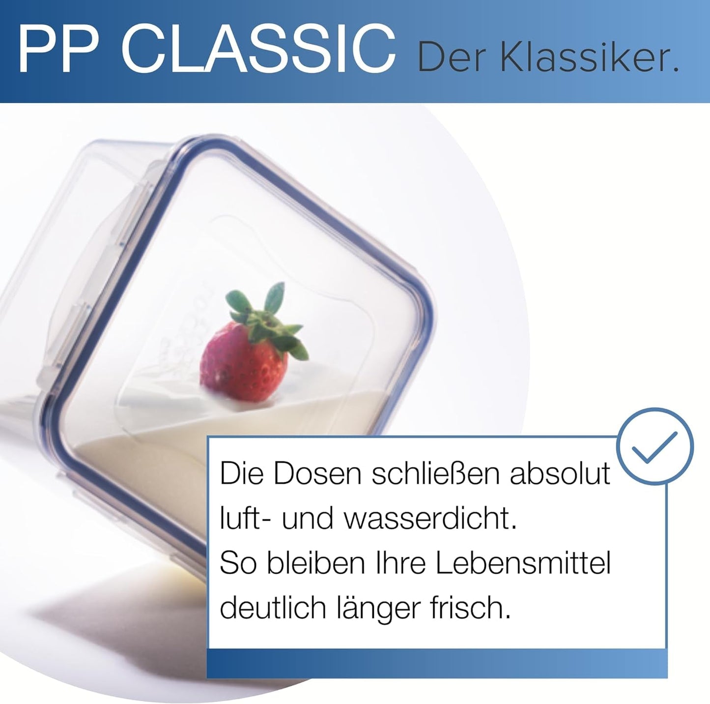 LocknLock PP Classic ensemble de pots de conservation des aliments 5 pièces | 180 ml, 350 ml, 600 ml, 870 ml, 3,6 L | 100 % étanche à l'air et à l'eau | sans BPA | organisateur de congélateur et de réfrigérateur | vont au lave-vaisselle et au micro-ondes Boîtes de conservation des aliments Naty Shop