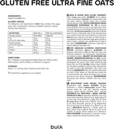 Avoine finement moulue en vrac, avoine écossaise naturelle, sans gluten, 2,5 kg de céréales Naty Shop