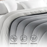 Pikolin Home - Couette réversible 300 G - Garnissage Nordique Bicolore - Pour lit 150 - Douillet, chaud, respirant, jaune moutarde, 240 X 220 Cm Couettes et couettes Naty Shop