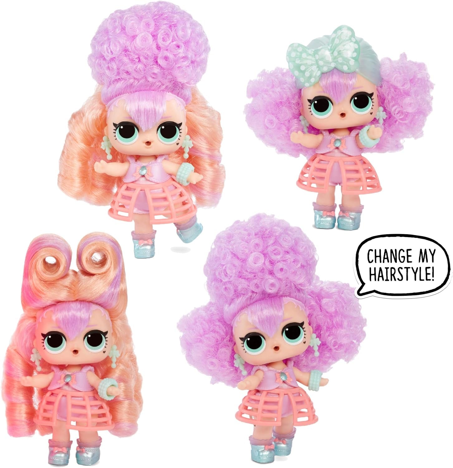 Poupées à collectionner LOL Surprise pour filles - Avec 15 surprises et coiffures différentes - #Hairvibes Dolls