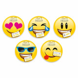 BONJOUR Mini Émoticônes au chocolat | 164g | Env. 27 émoticônes sympas aux designs variés, fabriquées à partir du meilleur chocolat au lait | Cadeau chocolat pour les enfants | Pour la décoration (pack de 2)