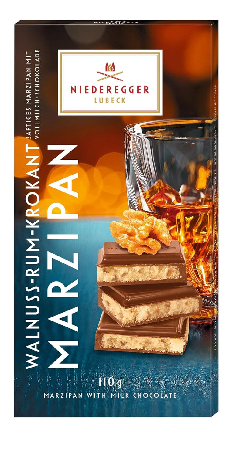 Niederegger Nuc-Rum Barre de pâte d'amande cassante 110g