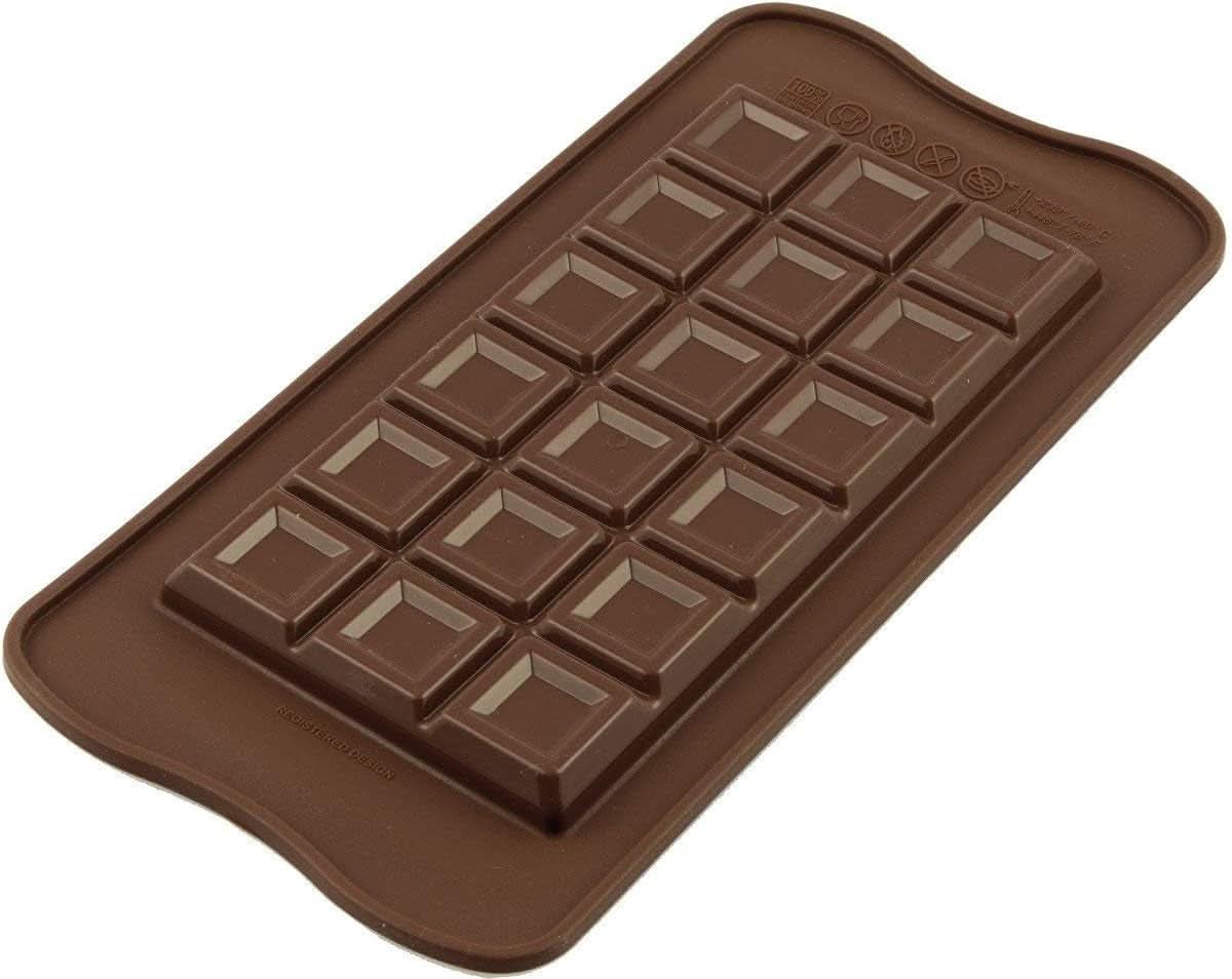 Silikomart 195931, modèle Tablette de Chocolat, 11,6 X 7,8 X 10 cm Cuisine Naty Shop