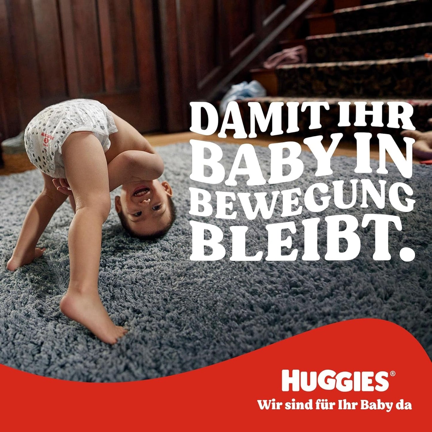 Huggies Little Movers Disney Pantalon, taille 6, 96 pièces (2 x 48), boîte mensuelle