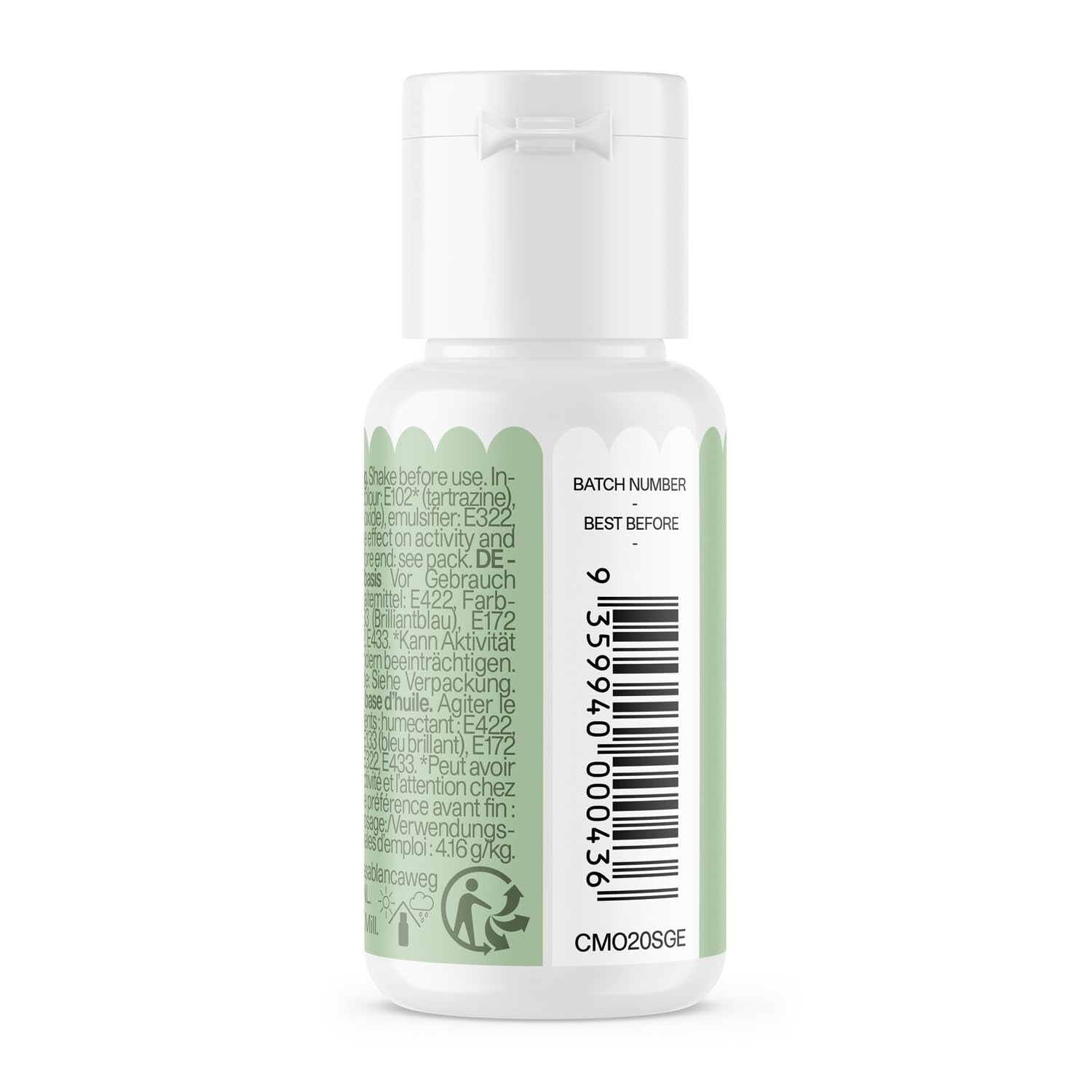Colorant alimentaire à base d'huile de sauge Color Mill - Colorant alimentaire pour chocolat, fondant, muffins, gâteaux, pâtisserie, macarons - Colorant alimentaire pour décoration de gâteaux - 100 ml