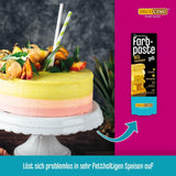 DECOCINO Pâte colorante liposoluble jaune - 15 g - Colorant alimentaire à base d'huile, idéal pour colorer le chocolat, la crème au beurre, le fondant ou la pâte à biscuits