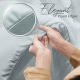 Utopia Literie Couette Toutes Saisons 250g/m² Peluche Fibre Siliconée Rembourrage Lit Double Cousu dans Une Boîte (Lit Double XL Gris Clair) Naty Shop Quilts & Quilts