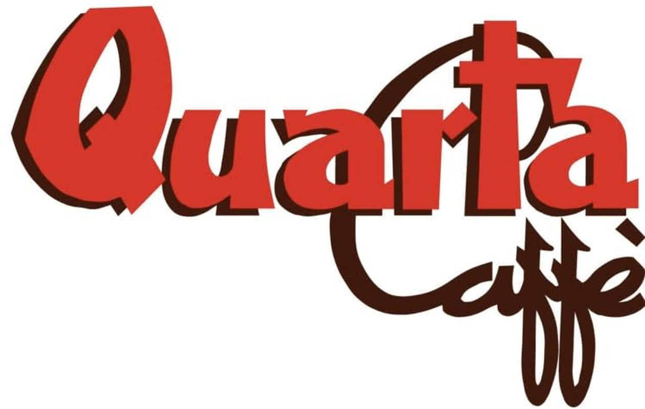 Grains Quarta Caffè Sorte Rossa - Café Arabica et robuste, 250g, arôme fort et énergique - 1 paquet de 250g. Produit dans les Pouilles, Salento