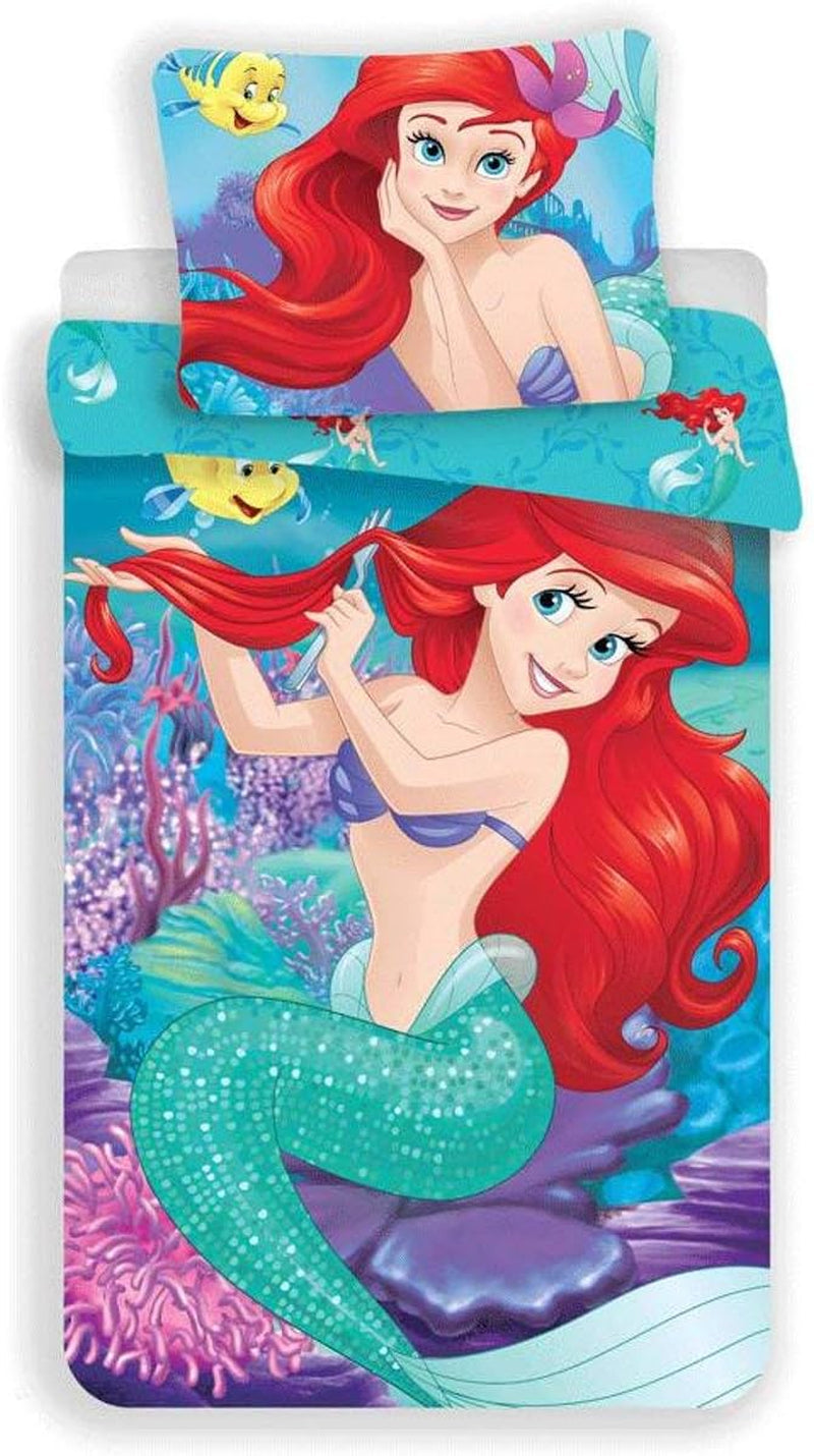 Linge de lit enfant personnages Disney avec fermeture éclair, linge de lit en coton - enfant Naty Shop Default Title