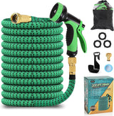 Tuyau d'arrosage extensible de 45 m, tuyau d'eau flexible rétractable automatique, 10 modes de pulvérisation, TPE 2500D, connecteurs métalliques, pour très grands jardins, agriculture, nettoyage