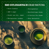 Naturalebio BIO Thé vert en poudre 100 g. Pour la cuisine et la pâtisserie. Matcha japonais original. Thé vert du Japon, vegan, sans gluten et sans OGM. Produit biologique naturel.