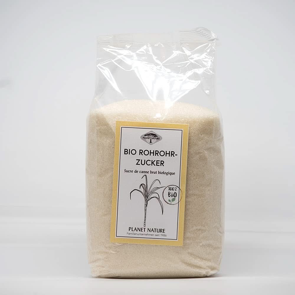 Sucre de canne brut biologique, 1 Kg Édulcorants Naty Shop 500 grammes