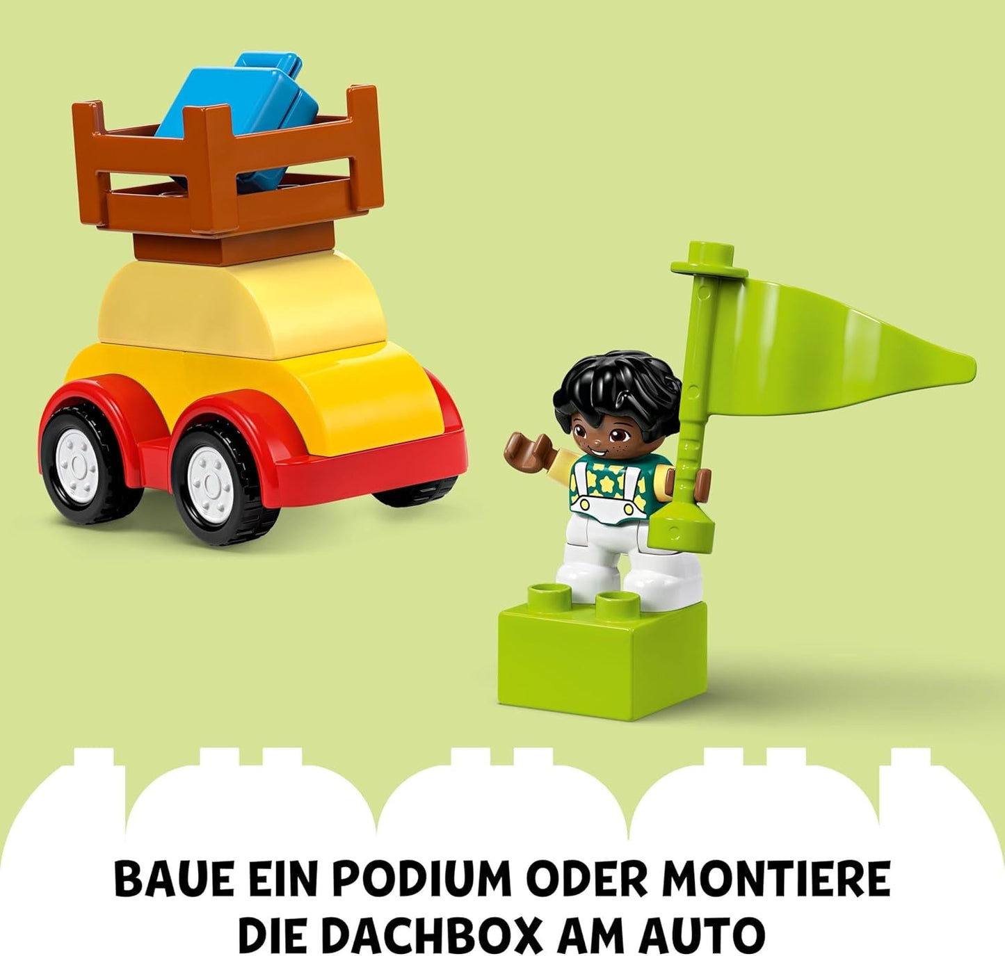LEGO DUPLO Classic Brick Box Voitures et camions, ensemble de jeu de véhicules pour enfants à partir de 1,5 ans, jouet d'apprentissage créatif, jouet de voiture et ensemble de voiture de course 10439 Jeux de construction Besuche den LEGO-Store
