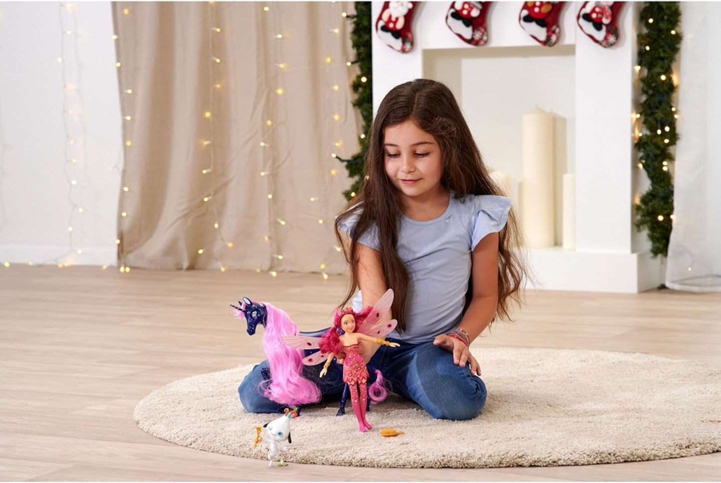 Simba 109483042 Poupée à habiller Mia and Me, Phuddle avec Trumptus, elfe avec ailes et jambes mobiles, 6X pinces à cheveux, 2X bracelet, à partir de 3 ans, multicolore, 23 cm Naty Shop Dolls