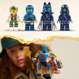 LEGO NINJAGO Jay Battle Mech, jouet ninja pour enfants avec figurines, y compris figurine de Jay avec mini katana, figurines d'action et robot, petit cadeau pour garçons et filles créatifs à partir de 6 ans 71805 Jeux de construction Besuche den LEGO-Store