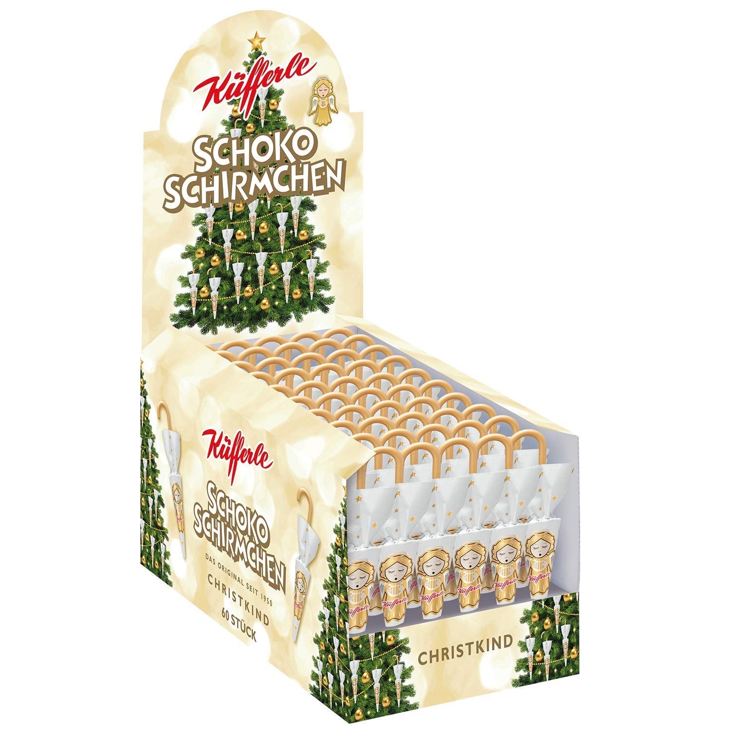 Ombres au chocolat Küfferle Polar Silver 810g (60 pièces)