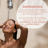 Jean & Len Care Shampoing Jojoba & Pomme, nourrit les cheveux longs et fragiles, 300 ml Douche et bain Jean & Len