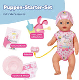 Poupée bébé Baby Born Lena (Fille) - 36 cm - 7 fonctions, accessoires et matelas inclus - Fonctionne entièrement sans piles - Convient aux petits enfants à partir de 1 an
