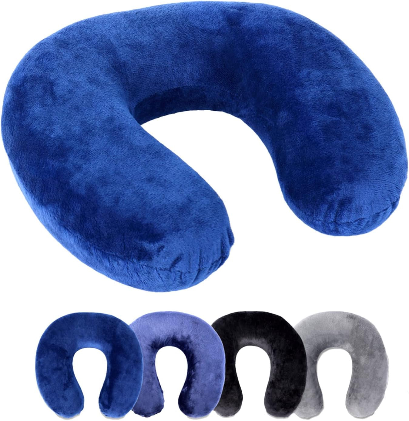 Oreiller cervical Rocco eK, 4 couleurs disponibles, oreiller de voyage, oreiller de soutien du cou, oreiller orthopédique de soutien du cou, mousse à mémoire de forme