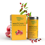 ® Poudre de Matcha de Cérémonie X Grenade 100G [Soutient la perte de poids et le métabolisme] - Thé vert pour un mode de vie actif et sain - Thé vert sans additifs (pur et naturel)