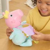 Poupée interactive Peppa Pig Evie 28 cm avec 20 sons et de nombreuses fonctions, ensemble de jouets pour enfants à partir de 3 ans