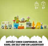 LEGO 10997 DUPLO Disney Mickey et ses amis Ensemble d'aventure en camping avec camping-car, canoë et figurine Daisy Duck, jouet de construction cadeau pour les tout-petits à partir de 2 ans, ensembles de construction pour filles et garçons Besuche den LEGO-Store