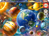 Educa - Puzzle 500 pièces pour adultes | Système solaire, puzzle 500 pièces pour adultes et enfants à partir de 11 ans, planètes, espace, espace (18449) Puzzle Naty Shop Titre par défaut