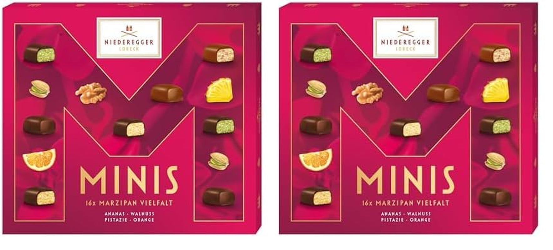 Variété de massepain Niederegger Minis 112g