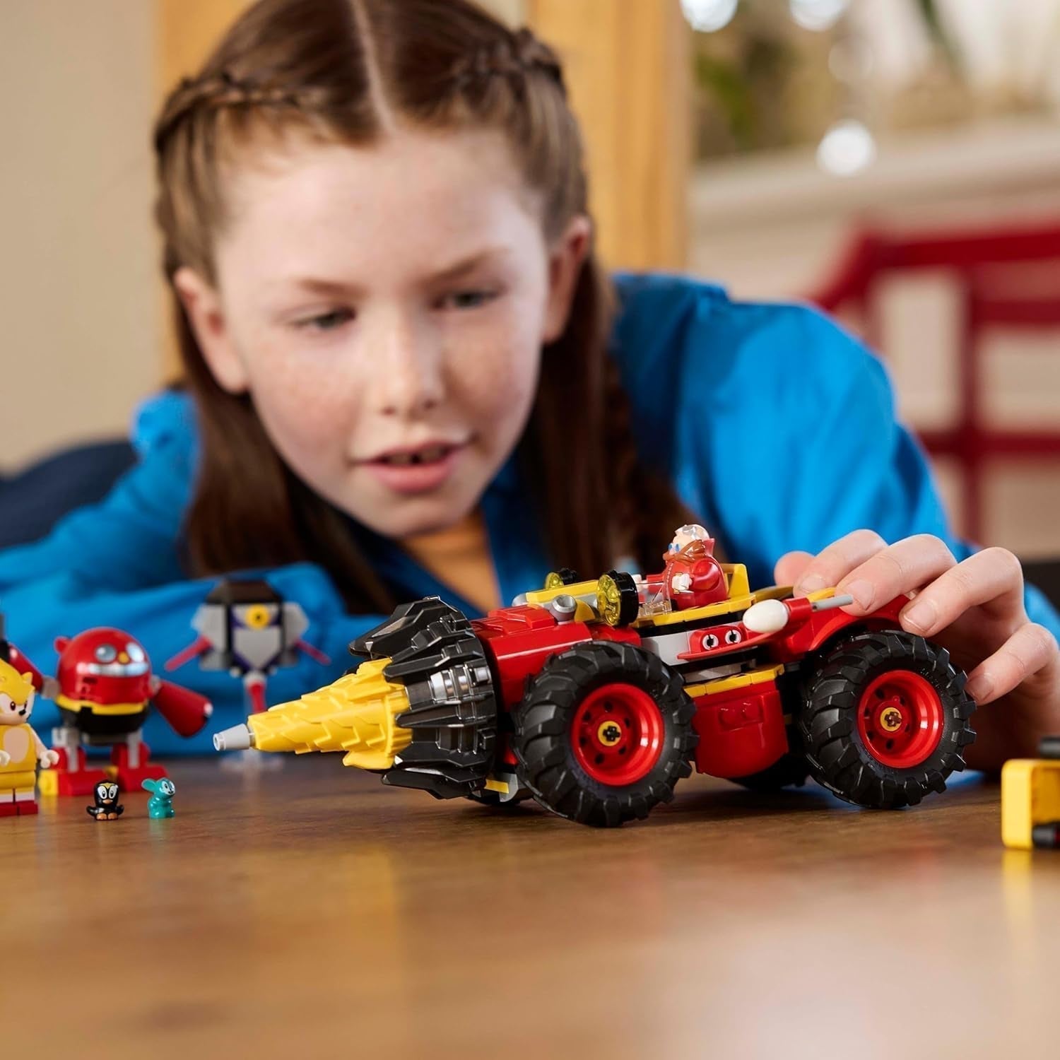 LEGO Sonic le Hérisson Super Sonic contre. Ensemble de jeu vidéo Egg Drillster Adventure, cadeau pour enfants, Shadow et Dr Eggman, pour garçons et filles de 8 ans, 76999 Jeux de construction Besuche den LEGO-Store
